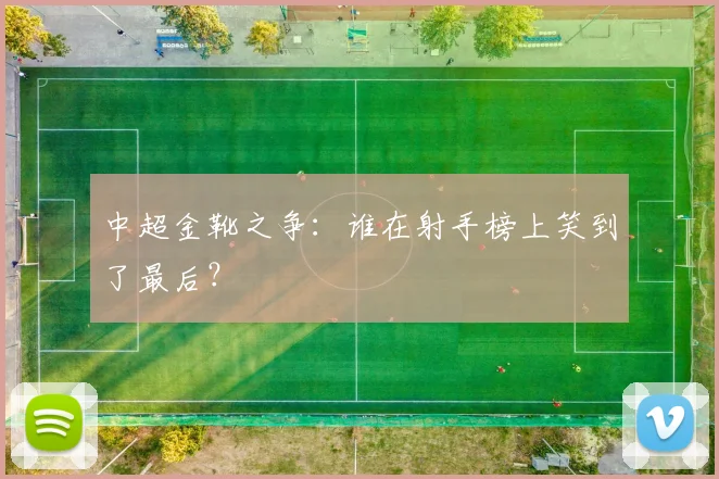 中超金靴之争：谁在射手榜上笑到了最后？